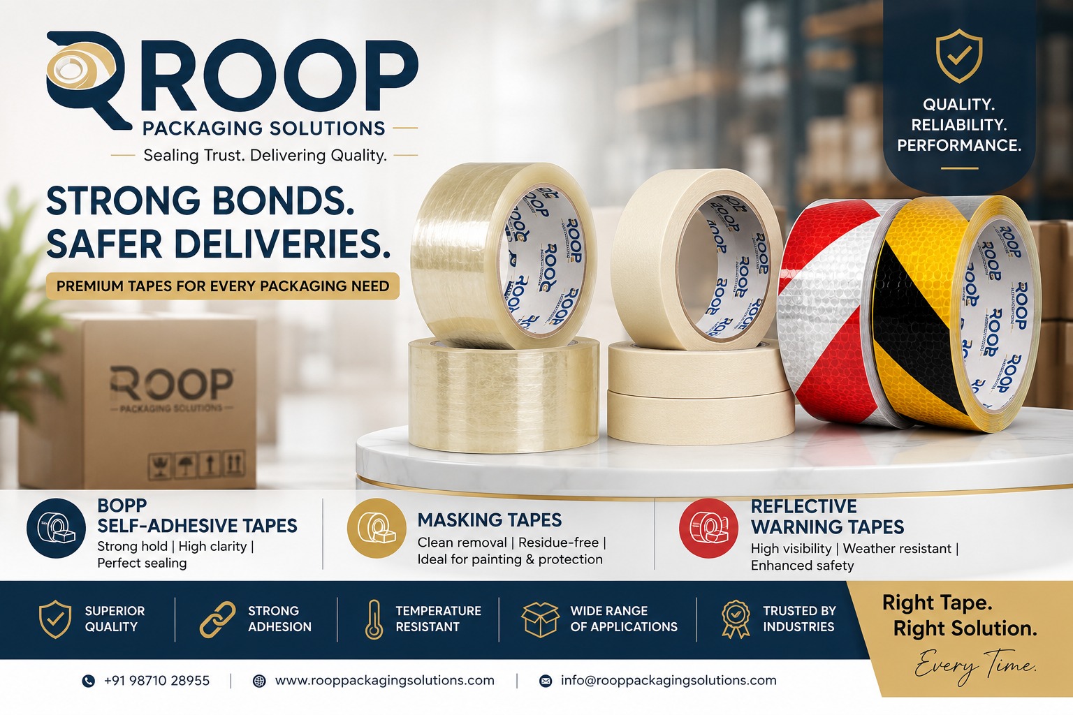 Choosing the Right Packaging and Safety Tape